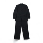 Paul Smith 90s 3B Suit Set, XL, Black Check Wool, Made in Japan