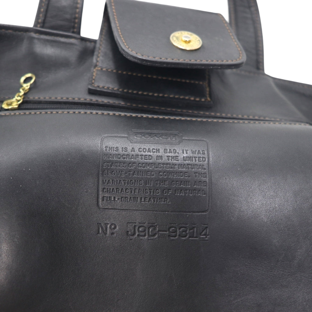 COACH オールドコーチ USA製 ヴィンテージ トートバッグ ハンドバッグ 牛革 レザー 9314