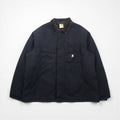 Carhartt Extreme Coat, CORDURA nylon coverall, XL, black, padded, double-zip, corduroy collar, C55
