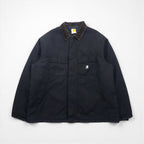 Carhartt Extreme Coat, CORDURA nylon coverall, XL, black, padded, double-zip, corduroy collar, C55