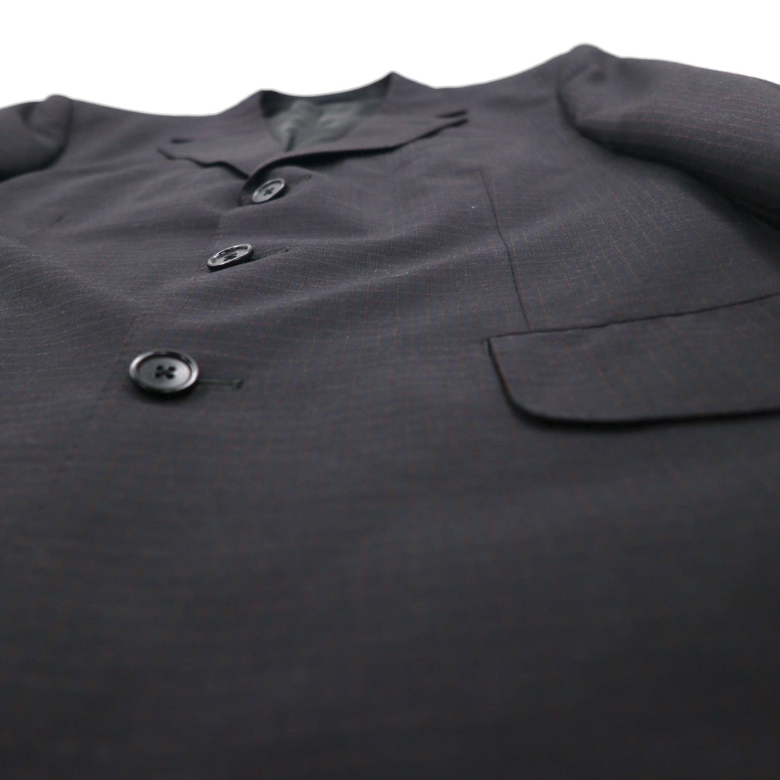 Paul Smith 90s 3B Suit Set, XL, Black Check Wool, Made in Japan