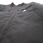 Carhartt Extreme Coat, CORDURA nylon coverall, XL, black, padded, double-zip, corduroy collar, C55