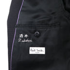 Paul Smith 90s 3B Suit Set, XL, Black Check Wool, Made in Japan