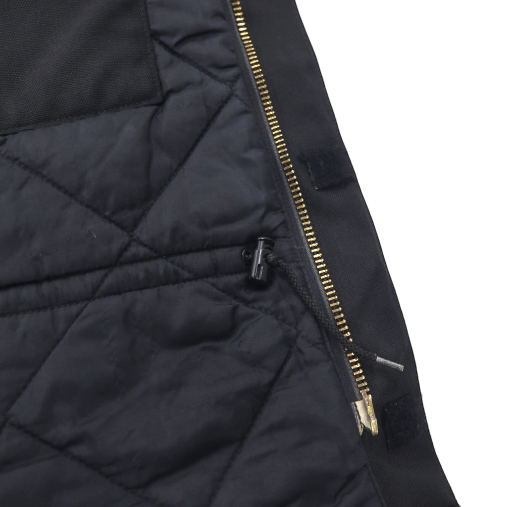 Carhartt Extreme Coat, CORDURA nylon coverall, XL, black, padded, double-zip, corduroy collar, C55