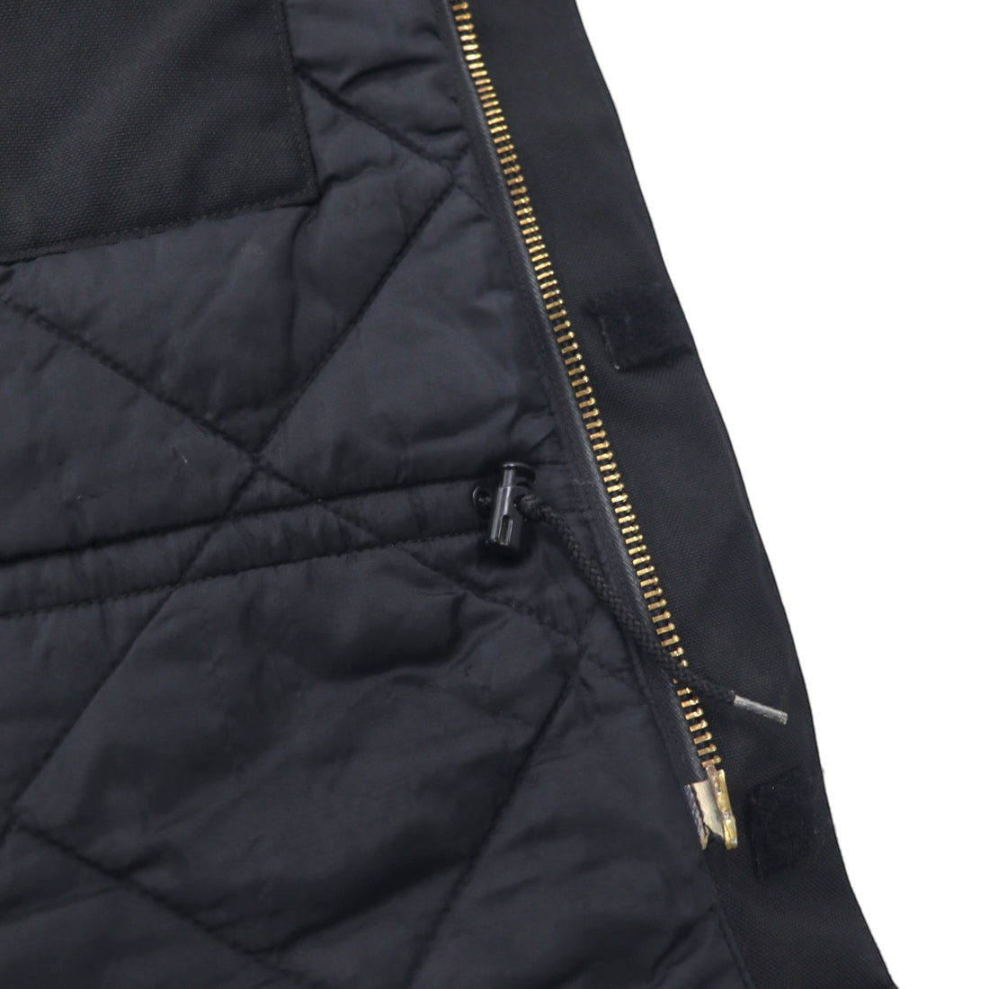 Carhartt Extreme Coat, CORDURA nylon coverall, XL, black, padded, double-zip, corduroy collar, C55