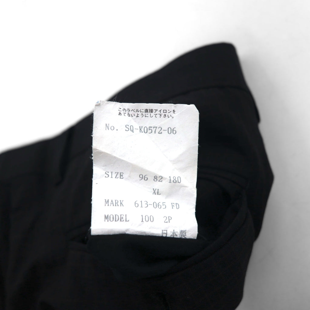 Paul Smith 90s 3B Suit Set, XL, Black Check Wool, Made in Japan