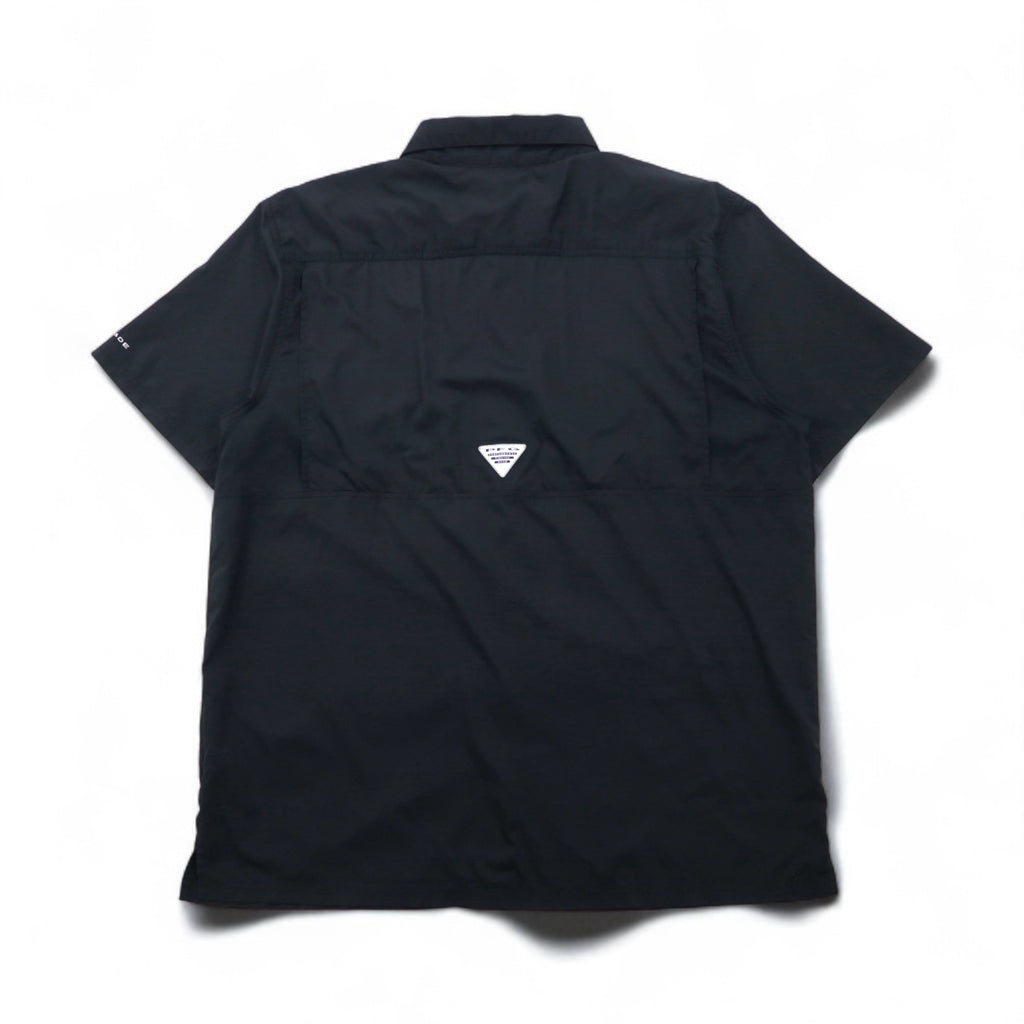 Columbia PFG オムニシェード OMNI-SHADE スラックタイドキャンプ フィッシングシャツ XL ブラック FM7042
