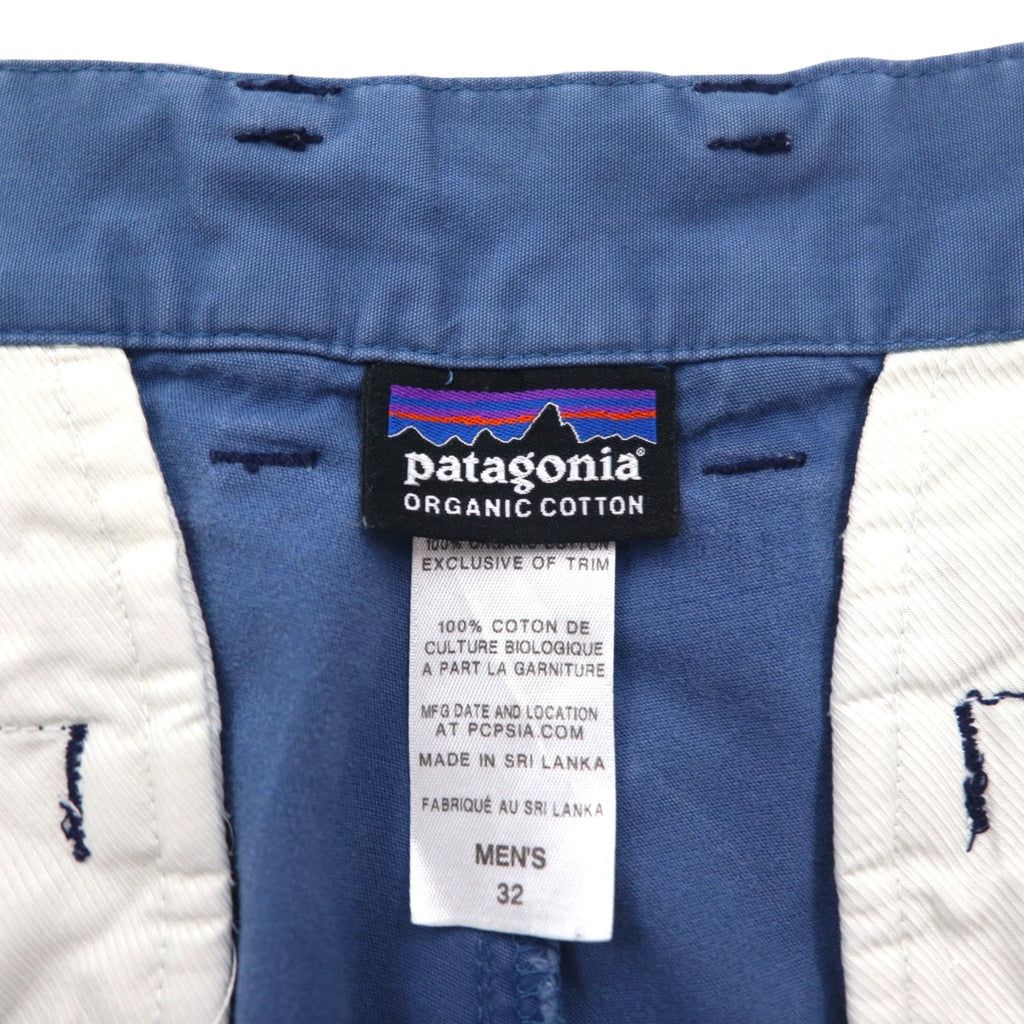 Patagonia All-Wear Shorts, Size M, Navy, Organic Cotton, 57674