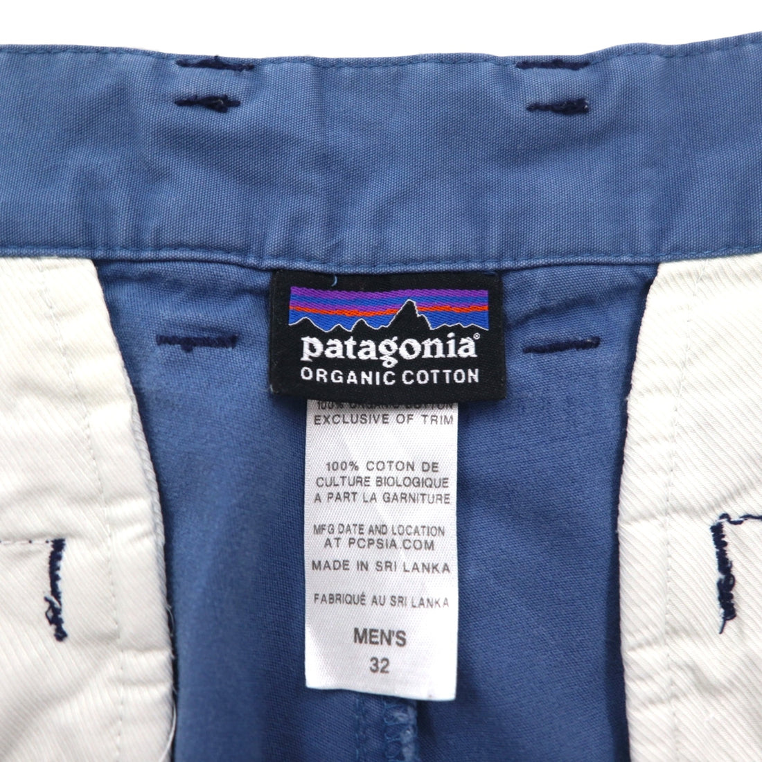 Patagonia All-Wear Shorts, Size M, Navy, Organic Cotton, 57674