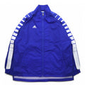 adidas TEAM 00s Nylon Jacket Track Jacket M Blue Logo Embroidery Side Line