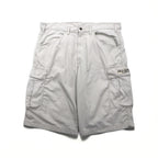 POLO JEANS CO. RALPH LAUREN 90s Baggy Short Cargo Pants, Freighter Short, Size XL, Beige, Cotton