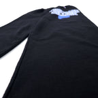Champion Easy Sweatpants L Black Cotton Fleece Lining College Print PURCHASE COLLEGE Made in El Salvador