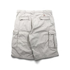 POLO JEANS CO. RALPH LAUREN 90s Baggy Short Cargo Pants, Freighter Short, Size XL, Beige, Cotton