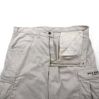 POLO JEANS CO. RALPH LAUREN 90s Baggy Short Cargo Pants, Freighter Short, Size XL, Beige, Cotton