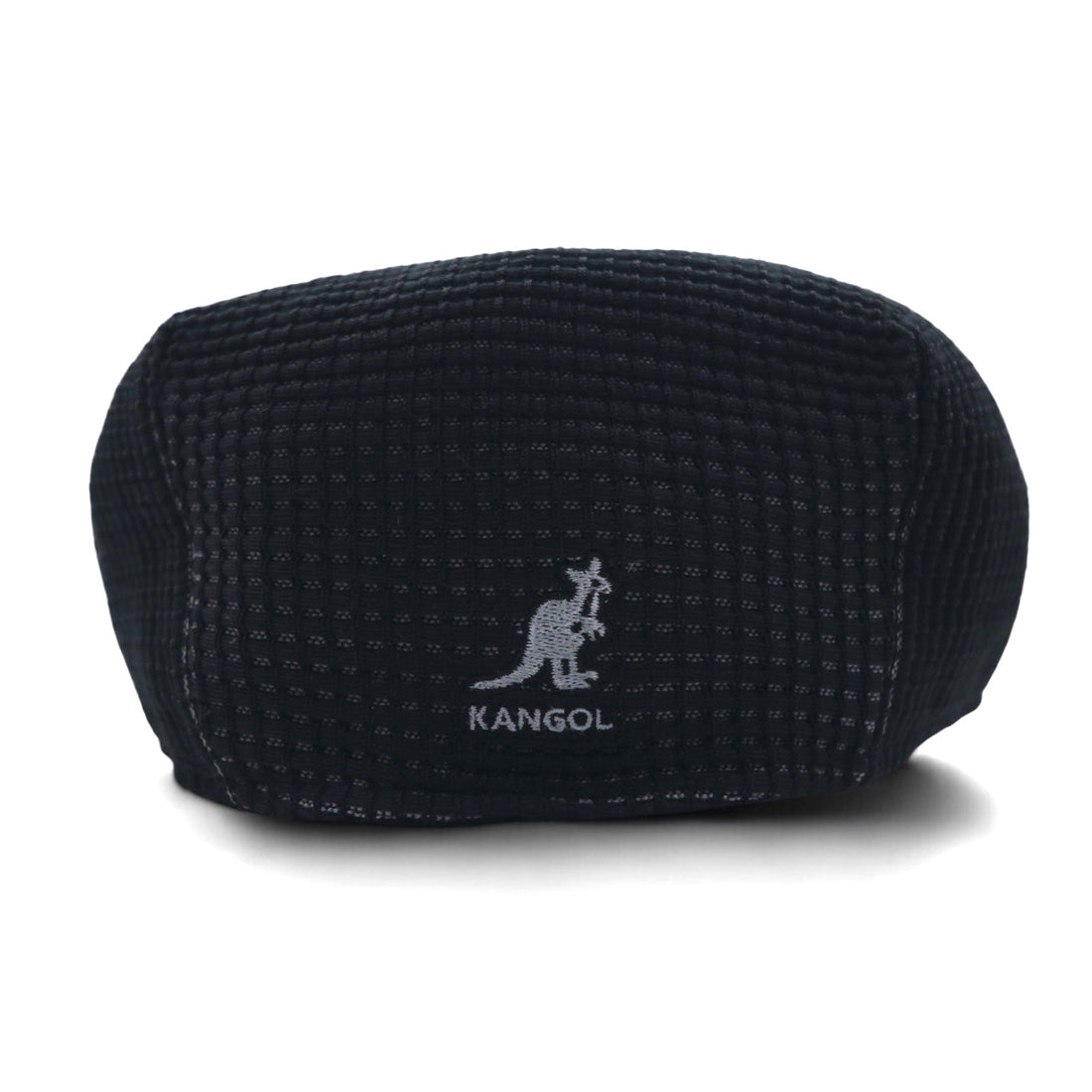KANGOL blue waffle hunting cap S black T/TONE WAFFLE CAP 0483BC