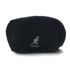 KANGOL blue waffle hunting cap S black T/TONE WAFFLE CAP 0483BC