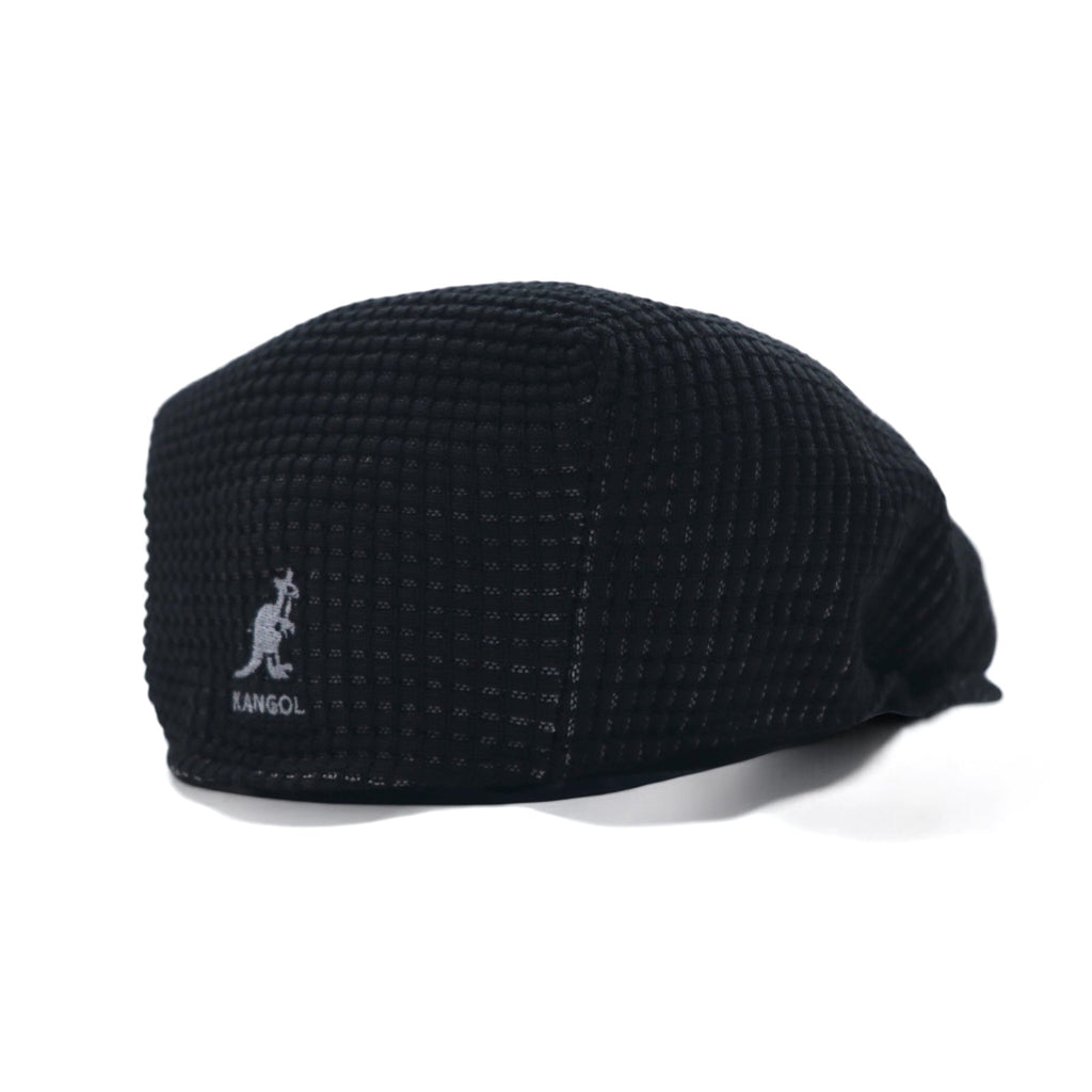 KANGOL blue waffle hunting cap S black T/TONE WAFFLE CAP 0483BC