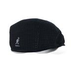 KANGOL blue waffle hunting cap S black T/TONE WAFFLE CAP 0483BC
