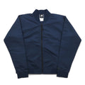 new balance satin bomber jacket flight jacket L navy polyester AWJ81501