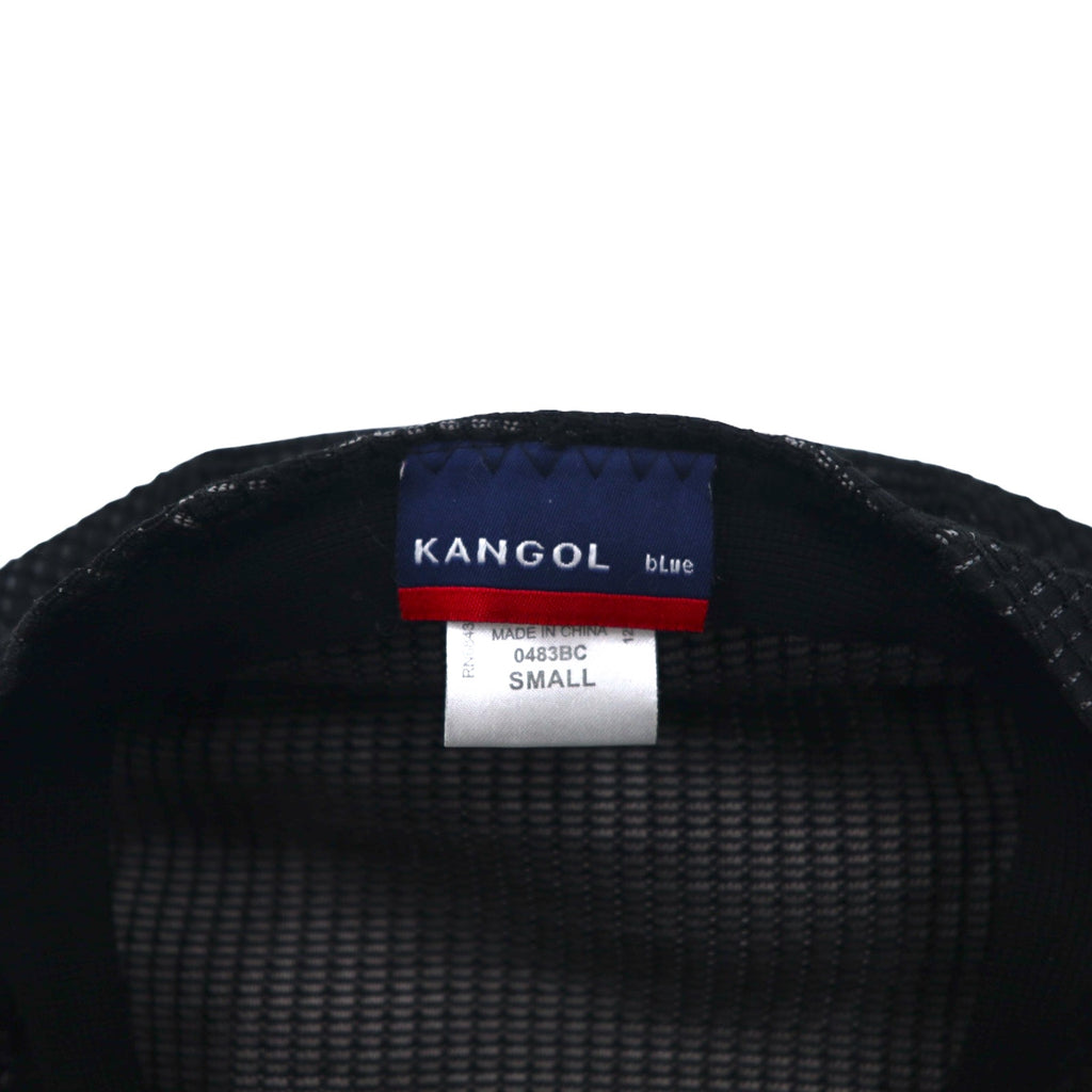 KANGOL blue waffle hunting cap S black T/TONE WAFFLE CAP 0483BC