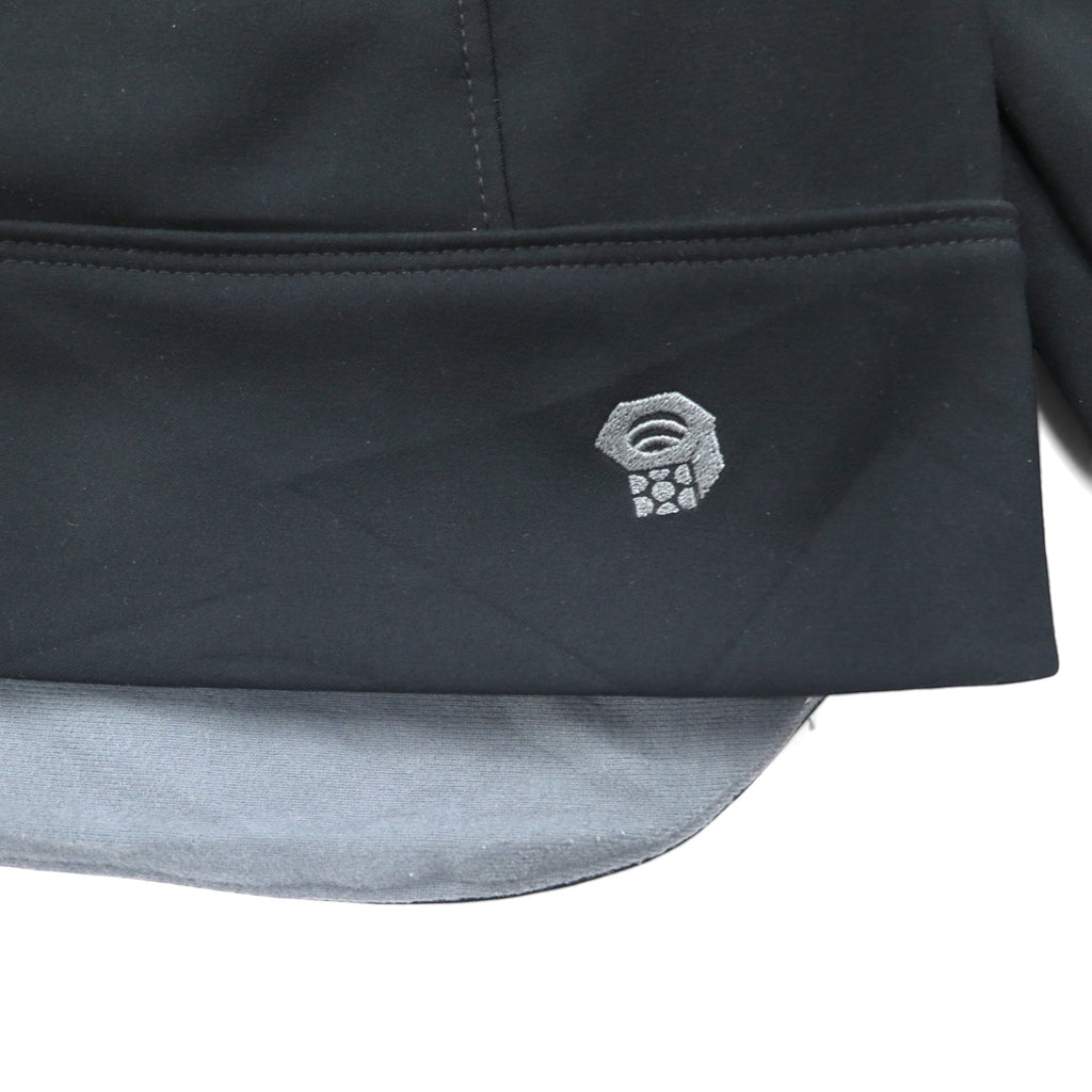 MOUNTAIN HARDWEAR フリースライニング ソフトシェルジャケット L ブラック SOLAMERE  OL6782