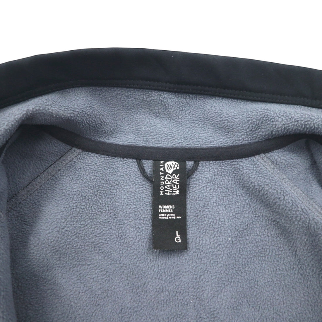 MOUNTAIN HARDWEAR フリースライニング ソフトシェルジャケット L ブラック SOLAMERE  OL6782