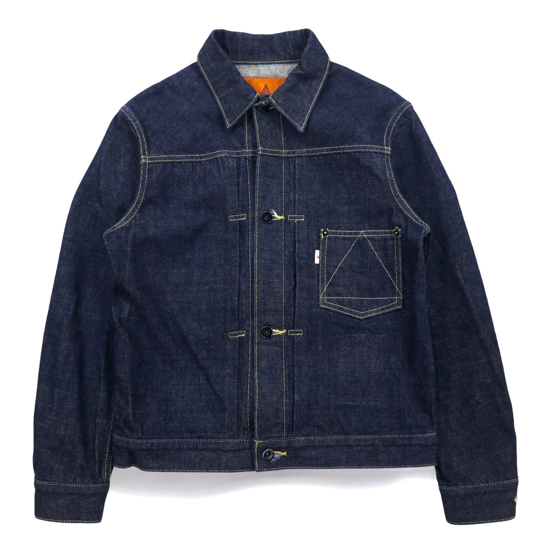 THE Mongolian Chops 1st with TWINS Denim Jacket S Indigo Blue