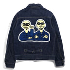 THE Mongolian Chops 1st with TWINS Denim Jacket S Indigo Blue