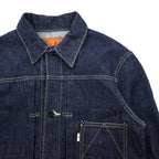 THE Mongolian Chops 1st with TWINS Denim Jacket S Indigo Blue