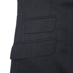 Paul Smith 90s Super 100s 3B Suit Set, Size XL, Gray Check Wool, VITALE BARBERIS CANONICO, Italian Fabric, Made in Japan