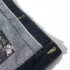 THE Mongolian Chops 1st with TWINS Denim Jacket S Indigo Blue