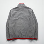 Polo Ralph Lauren Half-Zip Fleece Jacket, Size M, Gray, Chest Pocket, Small Pony Embroidery