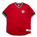 日本然リトテ-古着オンライン-NIKE ゲームシャツ ベースボールシャツ XXL レッド コットン ポリエステル COOPERSTOWN COLLECTION ナンバリング MLB CINCINNATI REDS ビッグサイズ-NIKE Game Shirt Baseball Shirt XXL Red Cotton Polyester COOPERSTOWN COLLECTION Numbering MLB CINCINNATI REDS Big Size