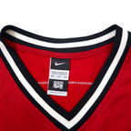 NIKE Game Shirt Baseball Shirt XXL Red Cotton Polyester COOPERSTOWN COLLECTION Numbering MLB CINCINNATI REDS Big Size