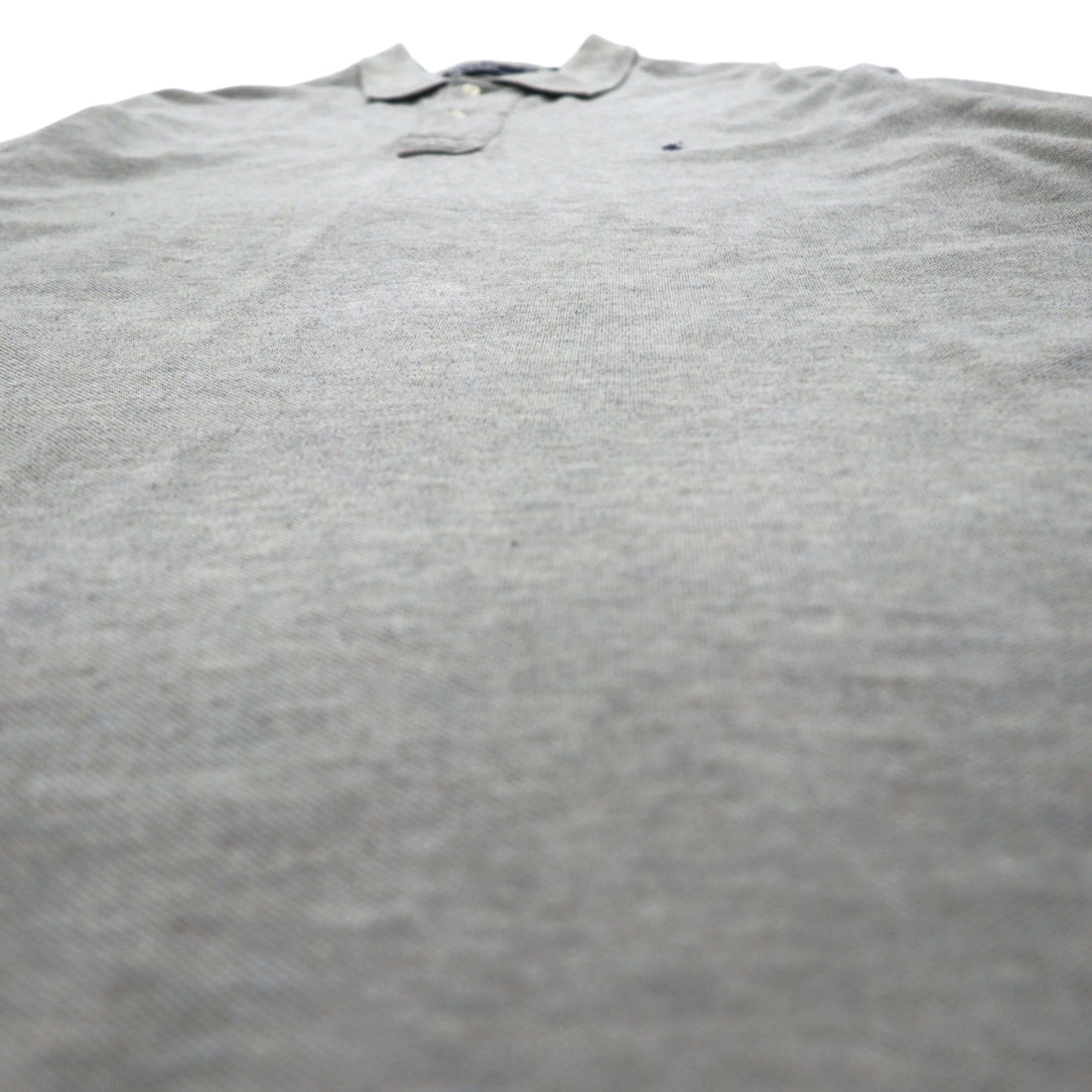 Polo by Ralph Lauren 90s Polo Shirt, Medium, Grey, Cotton, Small Pony Embroidery