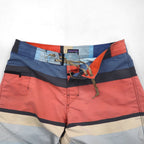 patagonia ウェーブフェアラー ボードショーツ ハーフパンツ WAVEFARER BOARD SHORTS ショートパンツ M マルチカラー ボーダー ナイロン 86556