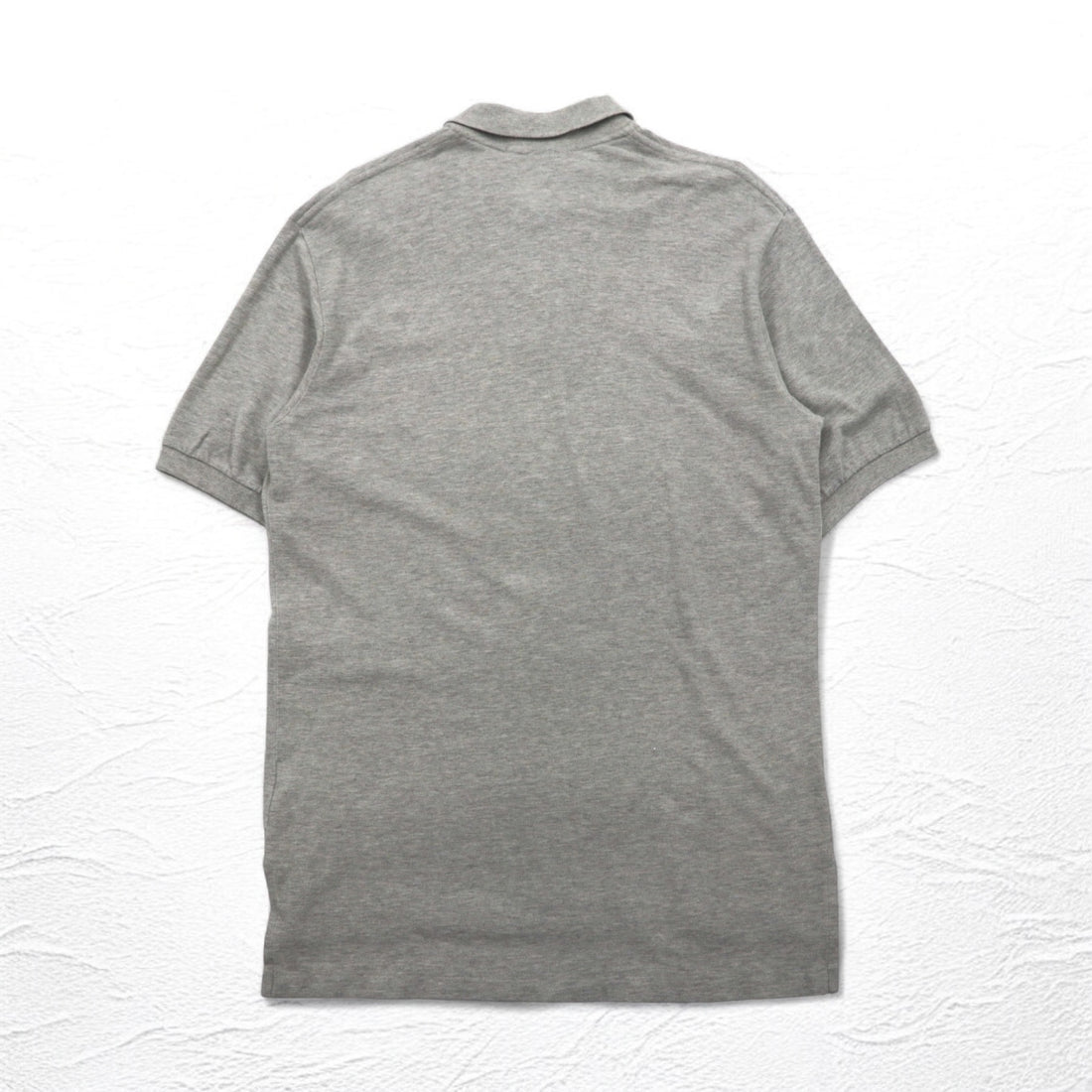 Polo by Ralph Lauren 90s Polo Shirt, Medium, Grey, Cotton, Small Pony Embroidery