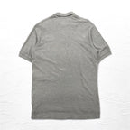 Polo by Ralph Lauren 90s Polo Shirt, Medium, Grey, Cotton, Small Pony Embroidery