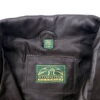 STORMTECH CLASSICS Full-Zip Leather Jacket レザー ジップアップジャケット L ブラウン