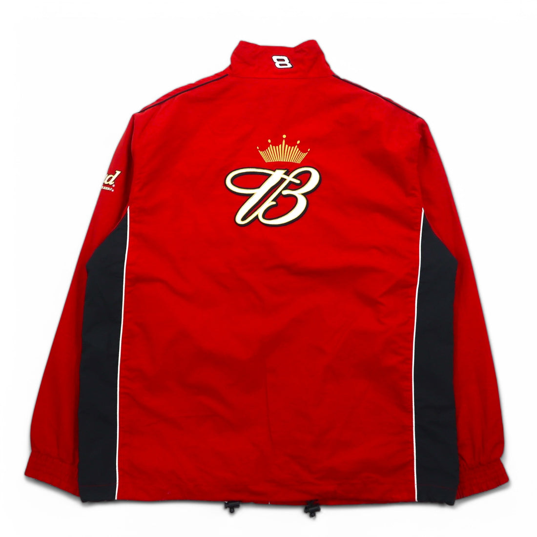 CHASE AUTHENTICS Budweiser Racing Jacket, Medium, Red, Nylon