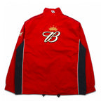 CHASE AUTHENTICS Budweiser Racing Jacket, Medium, Red, Nylon
