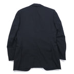 BURBERRY 2B Suit Setup L Black Shadow Striped Wool Japan Made