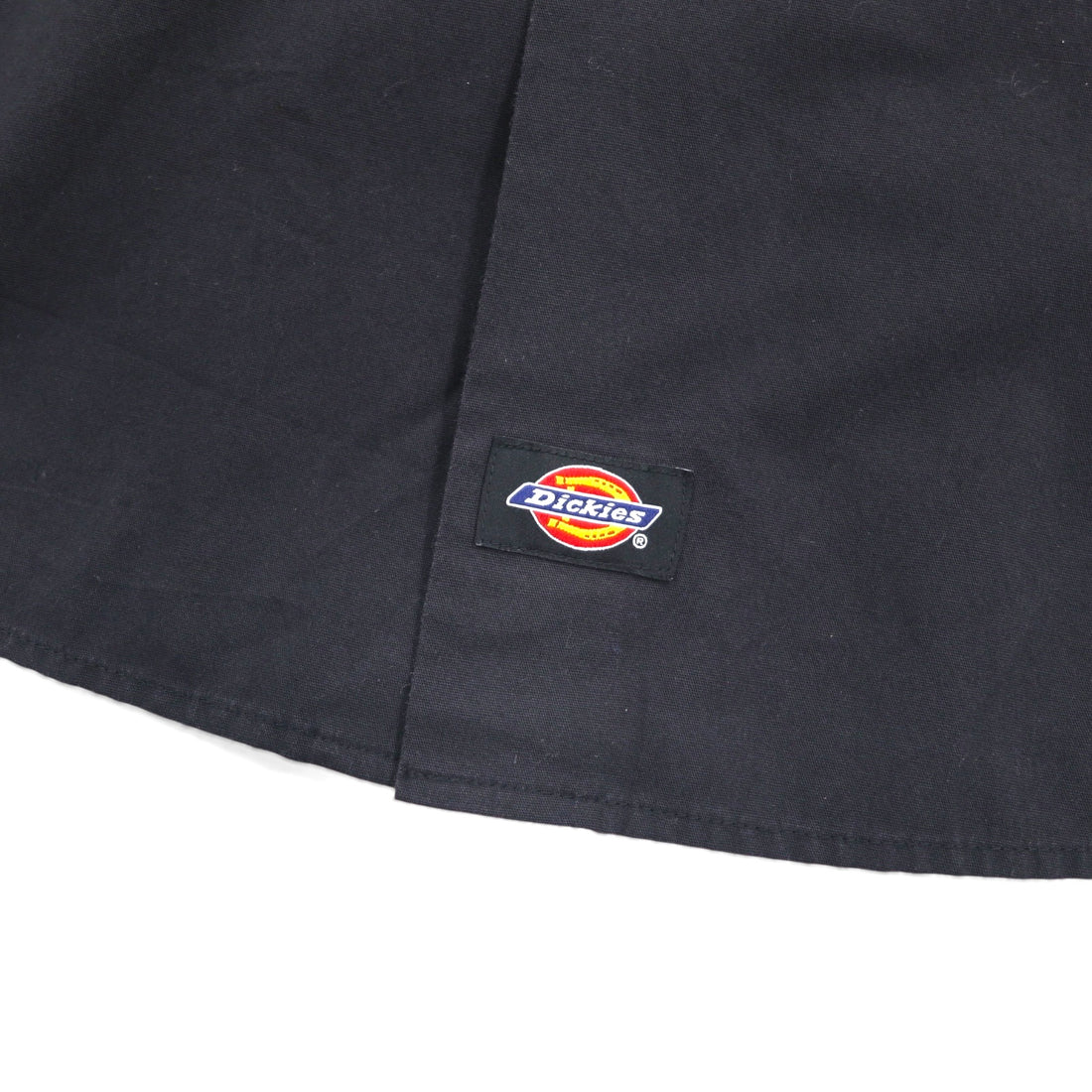 Dickies Short Sleeve Work Shirt, XL, Black, Polyester and Cotton, American Manufacturer, NASTC LS516