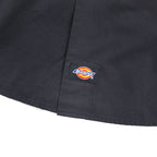 Dickies Short Sleeve Work Shirt, XL, Black, Polyester and Cotton, American Manufacturer, NASTC LS516