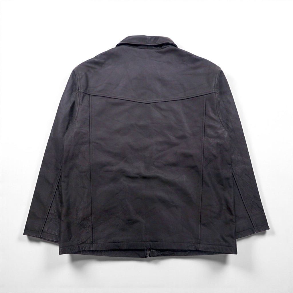 STORMTECH CLASSICS Full-Zip Leather Jacket レザー ジップアップジャケット L ブラウン