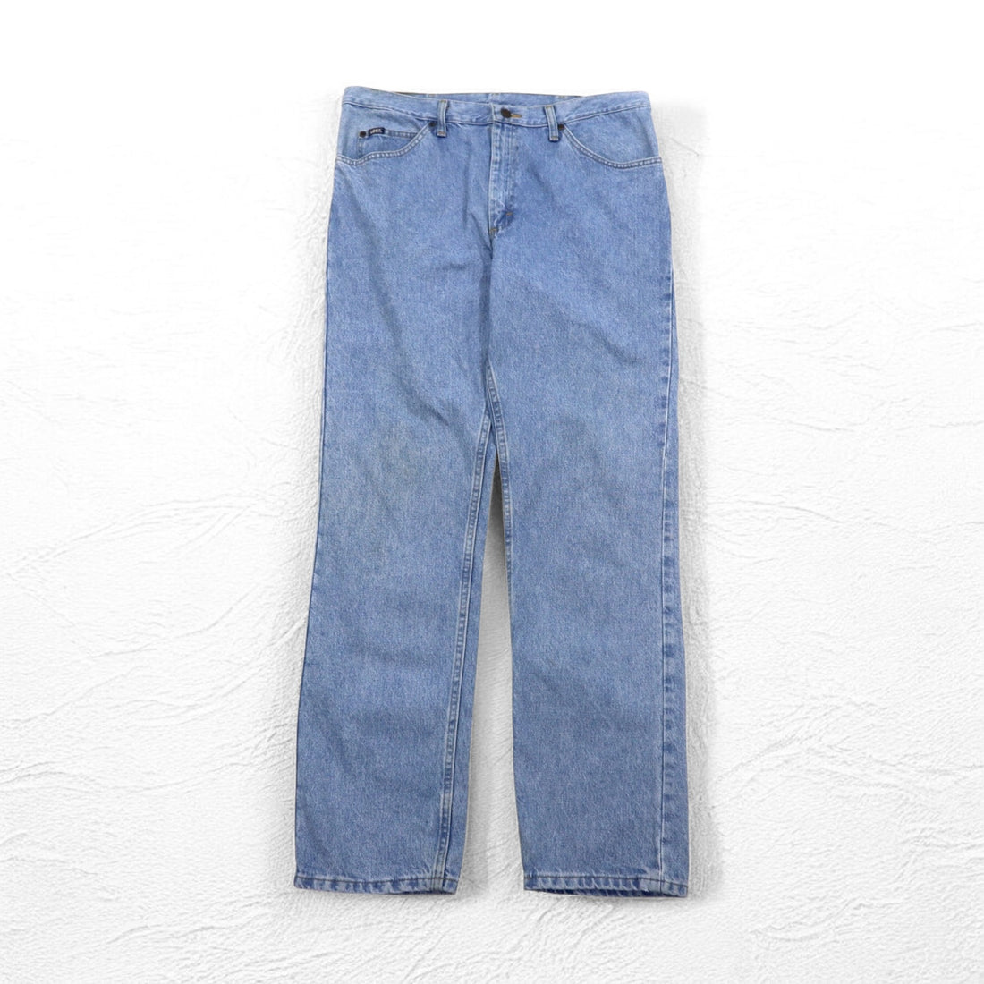 Lee 90s Washed Denim Pants L Light Blue Zipper Fly 2008991 Made in Costa Rica