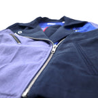 HRREMAKE ( HOLLYWOOD RANCH MARKET ) Remade Patchwork Double Riders Jacket 1 Multicolor Blue Cotton Reconstructed Made in Japan
