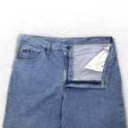 Lee 90s Washed Denim Pants L Light Blue Zipper Fly 2008991 Made in Costa Rica