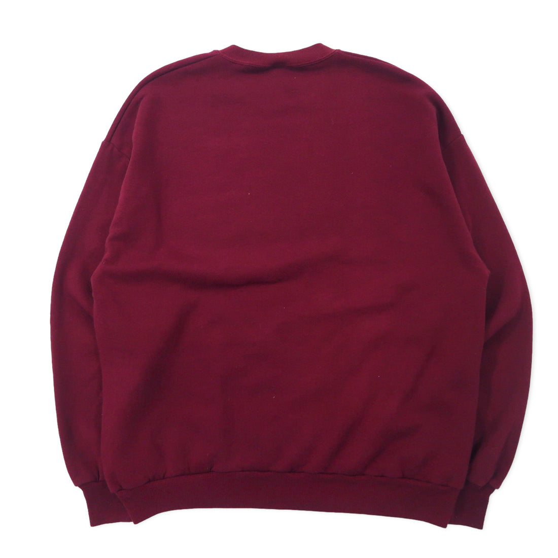 JERZEES Made in USA 90's Print Sweatshirt XL Bordeaux Cotton Brushed Back A Moment In Time