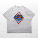 BROOKLYN CYCLONES 90s Baseball Print T-Shirt 3XL Grey FRUIT OF THE LOOM Big Size Made in El Salvador